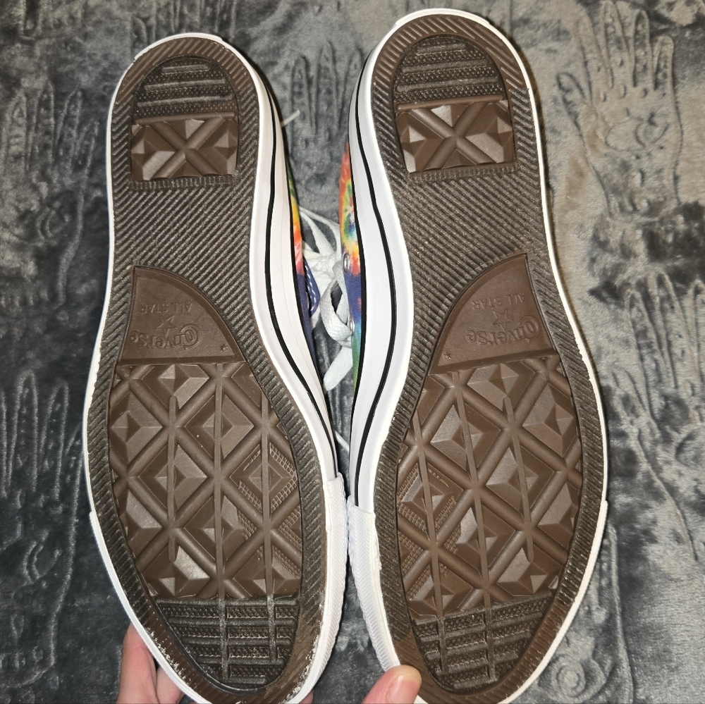 Converse Multicolor Tie-Dye Womens Sneakers - Picture 5 of 6